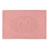 Toalha de Piso Rosa Croche Sublime