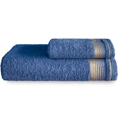 Jogo de Toalhas Azul Egito Sublime 2pç