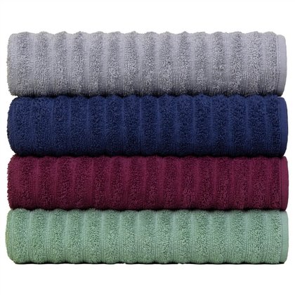 kit 4 toalhas banho fio penteado kit 1