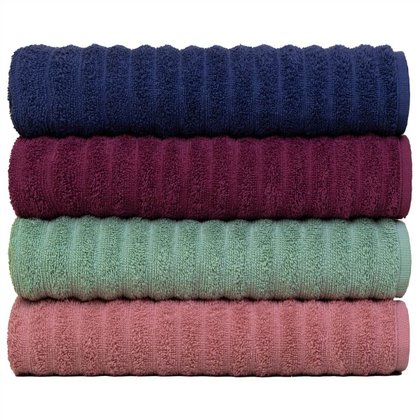 kit 4 toalhas banho fio penteado kit 2