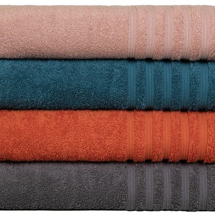 kit 4 toalha banho fio penteado julia kit 1