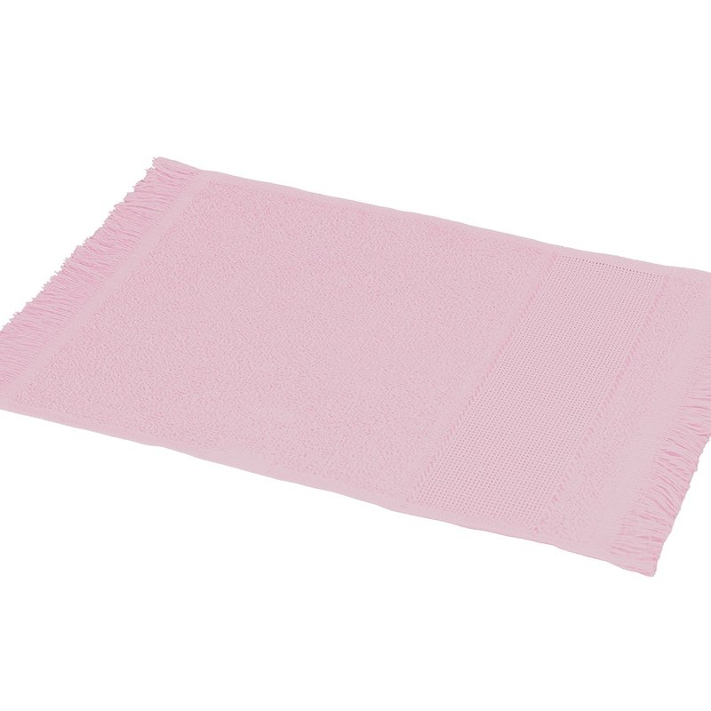 toalha social para bordar rosa claro